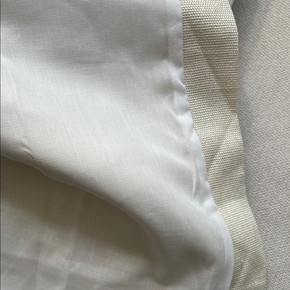 Cream Drapery Panel - Picture 2 of 4